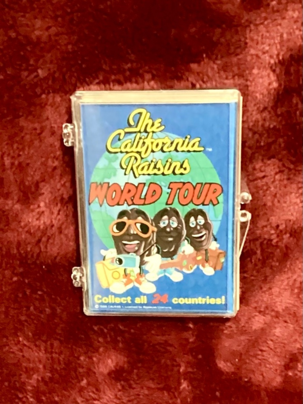 California Raisins World Tour Stickers